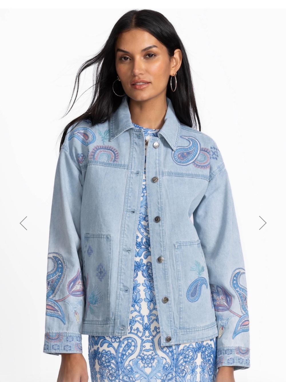 Johnny Was Nielly Trapunto Working Jacket